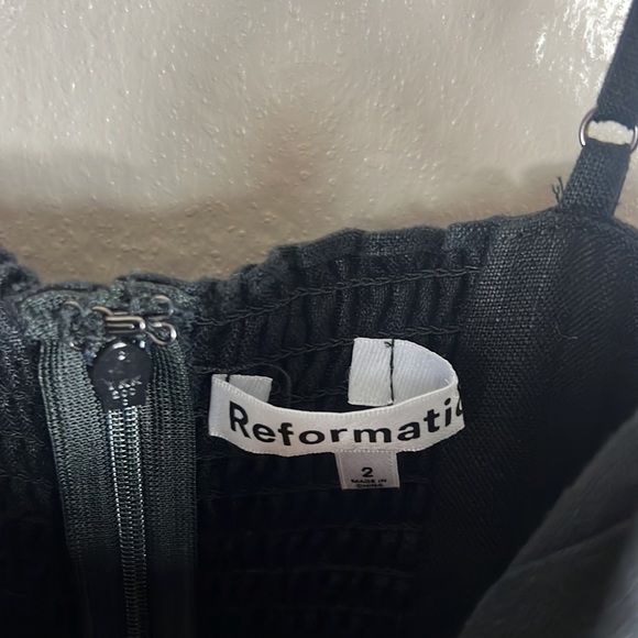 (SOLD) Reformation Zander Linen Midi Dress - Picture 7 of 10